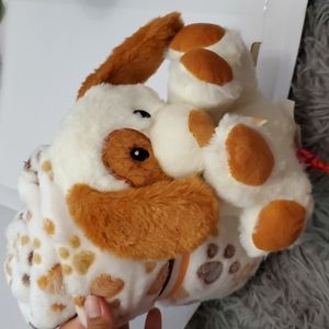 PUPPY PLUSH WITH BABY BLANKET